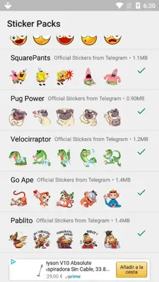 Stickers Cloud & Sticker Maker android App screenshot 3